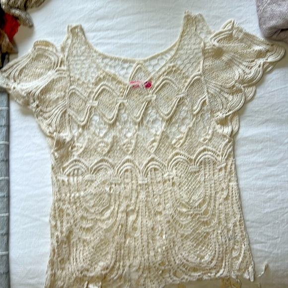 Crochet top cream - Picture 4 of 4